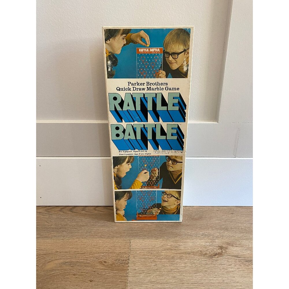 1970 Rattle Battle Board Game by Parker Brothers